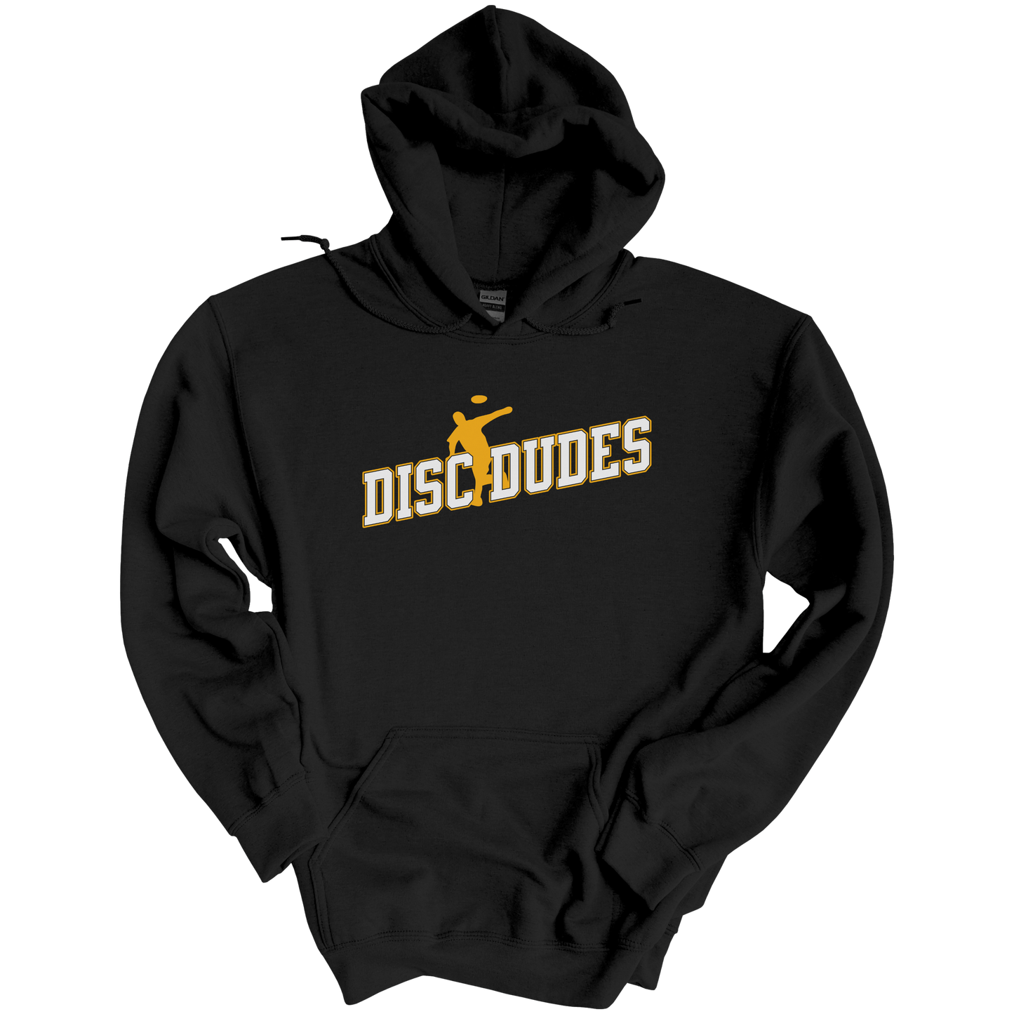 Disc Dudes Classic Hoodie – Black & Gold Edition