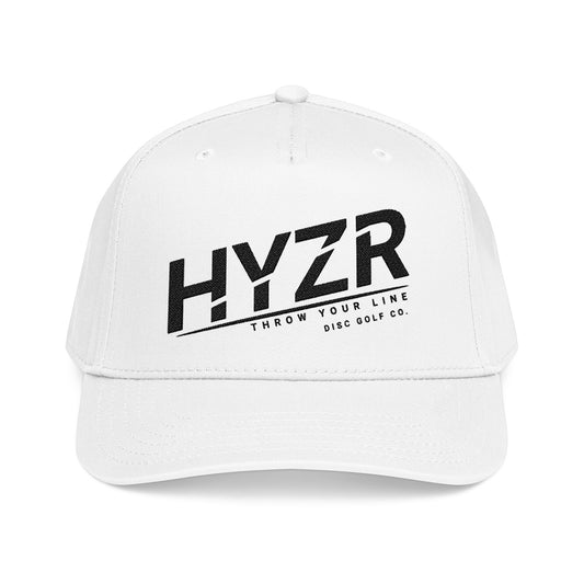 HYZR Throw Your Line Mid-Profile Baseball Cap — Disc Golf Logo Hat