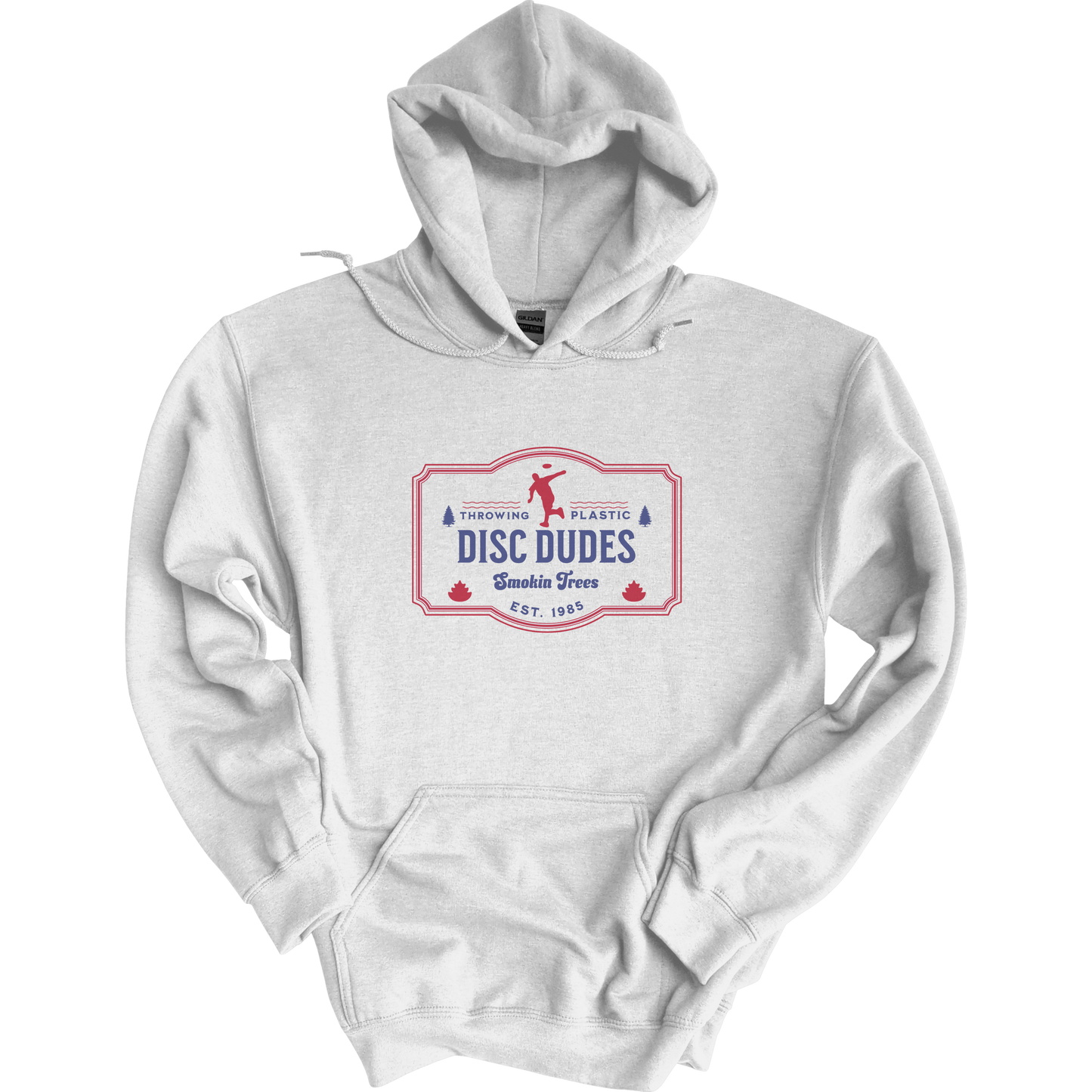 Smokin’ Trees Hoodie – Disc Dudes Classic Stamp