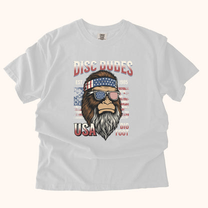 Bigfoot USA Tee – Disc Dudes Patriotic Edition